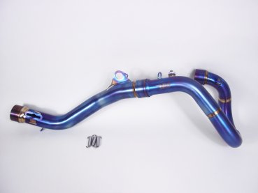 Titan Krümmer blau passend für KTM 350 EXC-F XCF-W 2020-23
