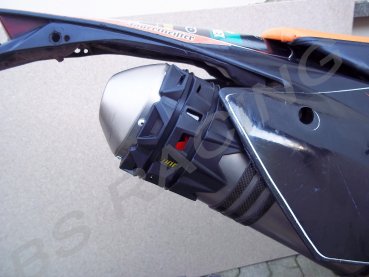 Schalldämpfer Schutz schwarz passend für KTM Husaberg Husqvarna Beta